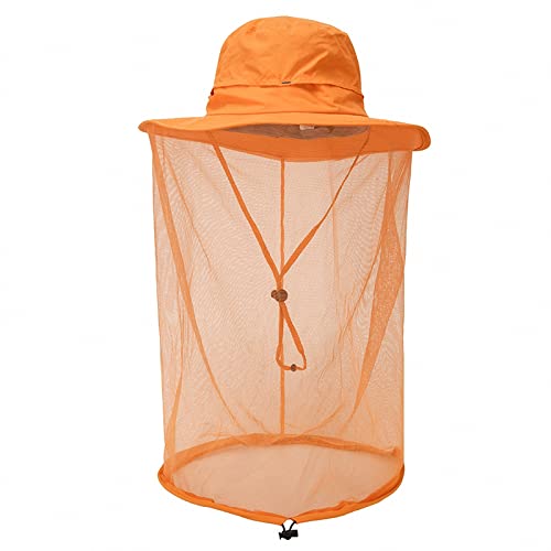 Midge Head Net contra insectos molestos: sombrero con velo facial para pescar sin picaduras