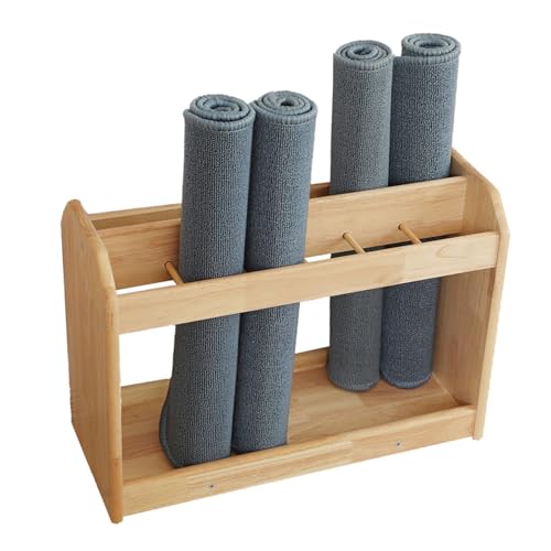 Rangement tapis yoga et haltères : support robuste pour kettlebells et matériel sport - 2