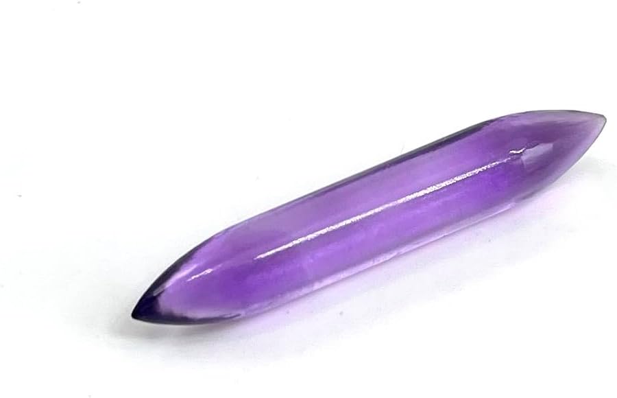 Natural Amethyst Gemstone Tribal Septum Spike Tusk | Handmade Purple Crystal Nose Ring | Organic Body Piercing Jewelry