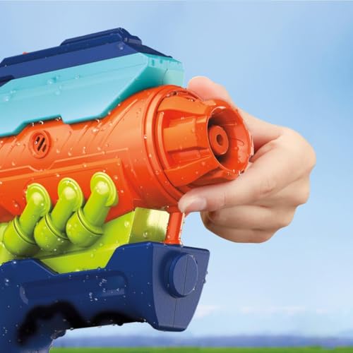 Nerf Super Soaker Power Drench XL Wasserblaster mit innovativer Druck-Ladestation (inkludiert) mit Zwei starken, impulsiven Spritzmodi, Wasserspielzeug für Kinder ab 8 Jahren