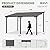 Aoxun 10’x 14’ Gazebo, Wall Mounted Gazebos Pergola on Clearance, Outdoor Patio, Large Wall-Mounted Heavy Duty Awnings for Patio, Decks, Backyard and More