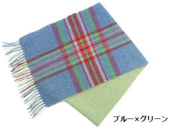 Amazon Co Jp マフラー チェック柄マフラー おしゃれ かわいい 犬用も有 犬とお揃い ブルー グリーン ペット用品