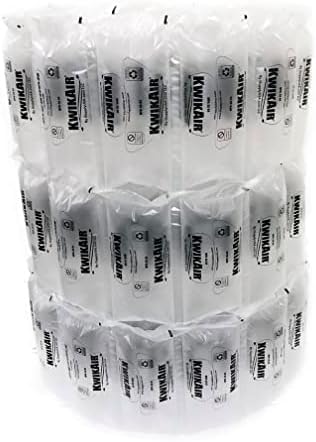 Kwik Air 342 Count 4x8 Air Pillows 40 Gallon 6.6 Cubic feet HDPE For Speed Air Void Fill Cushioning Shipping Packing Package Defender (SA84PF-40)