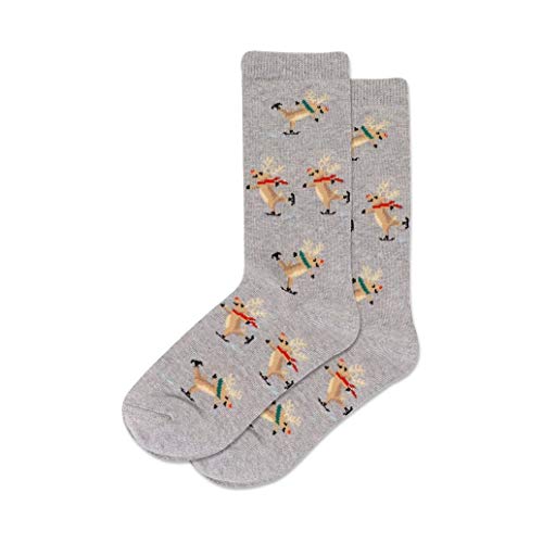 Hot Sox Boys' Holiday Fun Novelty Casual Crew Socks