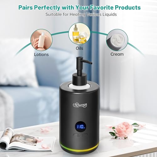 Massage Oil Warmer Bottle Digital Heater