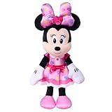 Disney Jr. Minnie Mouse Small Plush, 10 inch Pet Hotel Minnie Plush, Ages 2 and Up