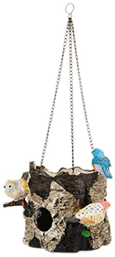 Spoontiques Vögel/Baumstumpf Vogelhaus Cover