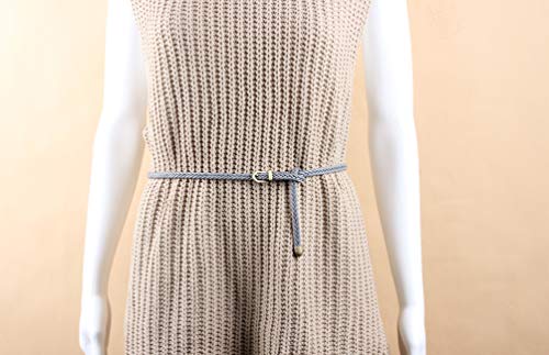 NUREINSS Frauen Geflochtene Taille Gürtel - Dünner Gewebter Bund für Kleid