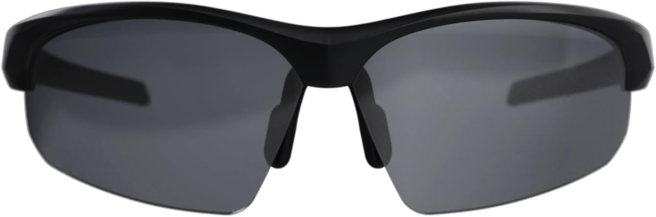 BBB Cycling, Sports Glasses, Biking Glasses, Cycling Glasses for Men and Women, UV Protection, 3 Interchangeable Lenses, Impress, Matt Black
