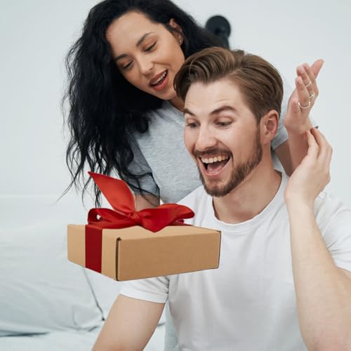 Image of Cardboard Boxes,15 Pack Shipping Boxes 6x6x2 Recyclable Mailing Boxes Colored Corrugated Cardboard Box Small Storage Boxes for Shipping, Mailing, Gifts Packaging (Kraft)