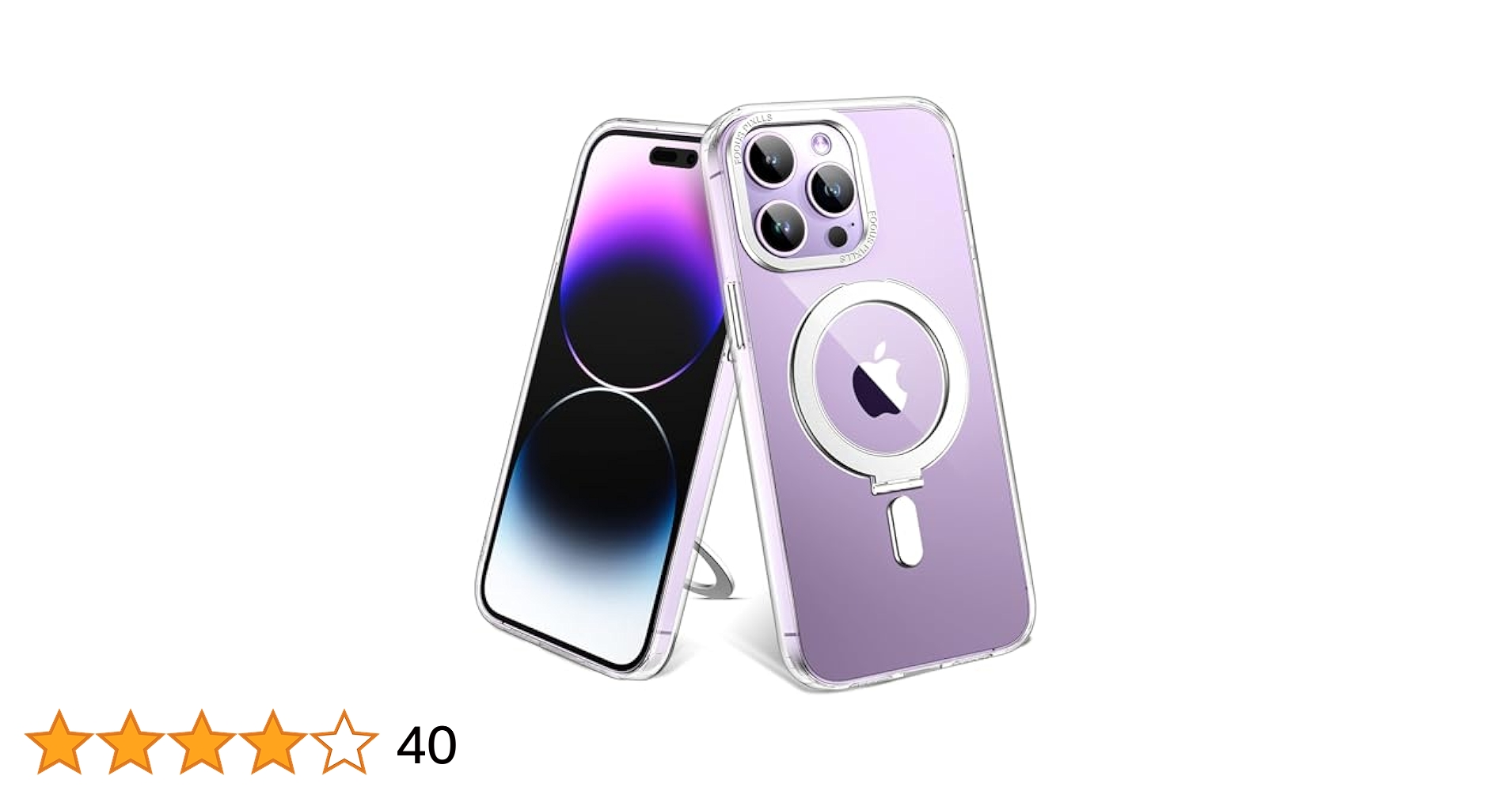 【サイズ:iPhone14ProMax用_色:クリア】【スタンド機能・Magsa iPhone MagSafe対応 クリアケース スタンド付き 14 14Pro 14Plus