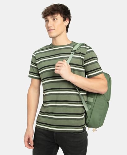 Image of Jockey 2715 Men Super Combed Cotton Rich Striped Round Neck Half Sleeve T-Shirt
