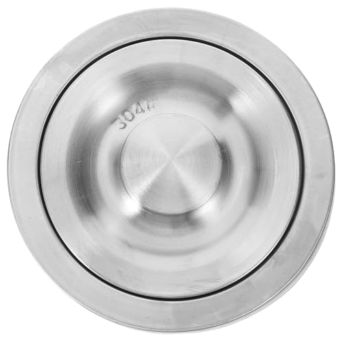 Colador para fregadero de acero inoxidable con cubierta de cesta profunda