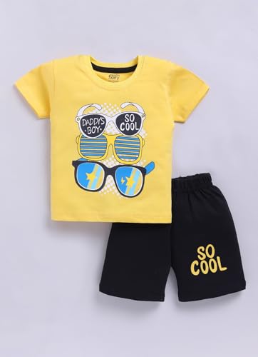 Image of Toonyport Boys Summer 3 Packs Of T-shirts and Shorts Combo Set (Multicolors)
