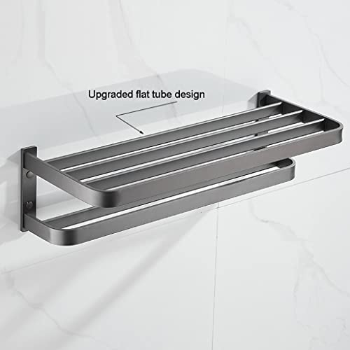 Porte-serviette à double pliage en aluminium espace de finition supérieure - 3