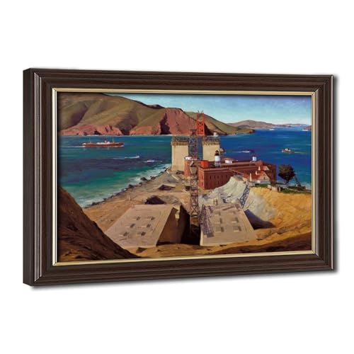 Golden Gate Bridge Construction Ray Strong pour habiller un mur vide sans effort
