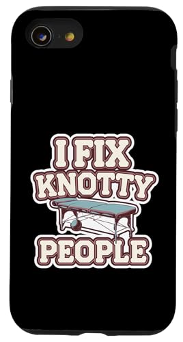 I Fix Knotty People Terapia de masajes |-- Carcasa para iPhone SE (2020) / 7 / 8