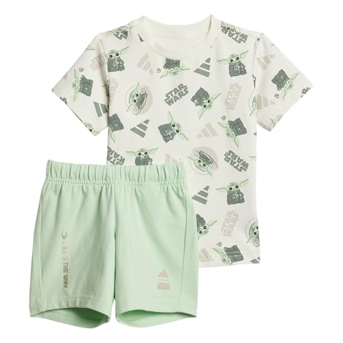 adidas baby-girls Star Wars Mandalorian T-shirt Set