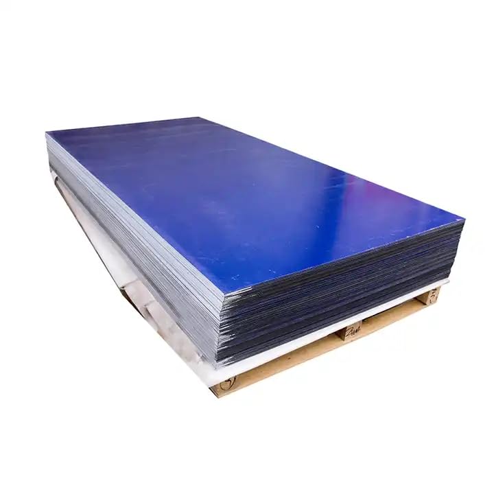 Image of Acrylic Dark Blue Mirror Sheet,Colorful Acrylic Mirror Sheet,2 Pack Blue Mirrored Acrylic Lucite Plexiglass Sheet (Actual Size 11.875 inch x 11.875 inch) (2, 1 /8'')