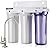 iSpring US31 Classic 3-Stage Under Sink Water Filtration System for Drinking, Tankless, High Capacity, Sediment + Carbon + Carbon (Newest Version)