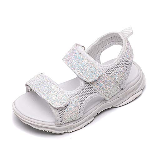 YWLINK Verano Bucle De Gancho NiñOs Y NiñAs Lindas Lentejuelas Malla Suave Inferior Antideslizante Deportes Zapatos De Playa Sandalias Fiesta De Moda Fiesta De Ocio Regalo De CumpleañOs