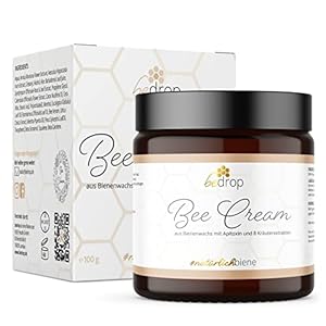 bedrop Bee Cream Bienengiftsalbe bei Schmerzen (hochdosiert) – 100g Bienengiftcreme mit Bienenwachs und 8…