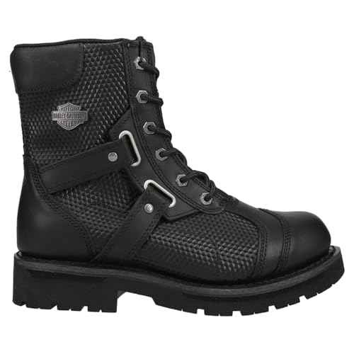 Harley-Davidson Men's Stealth Carbon LACE Motorcycle Boot, Black, 9