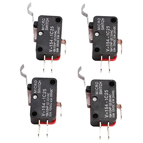 OUKENS 3 Prong Floor Pedal Box Micro Switch 4Pcs, 1014807 Universal for Club Car DS Precedent Cover