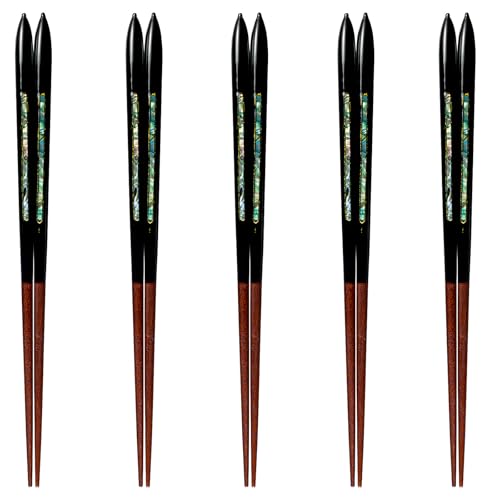 J-kitchens 幸せ箸 5膳 セット 素材:木材 箸 お箸 日本製 PID3534