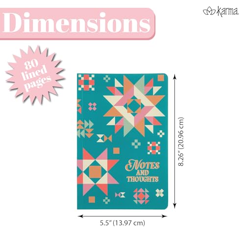 Cuaderno A5 Karma de 80 páginas a rayas para calmar tu mente Overthink 3