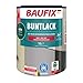 Produktbild BAUFIX Buntlack grün, seidenmatt, 1 Liter, Lackfarbe, wasserverdünnbar, für innen & außen, geeignet für Holz/Zink/Beton/Eisen/Mauerwerk