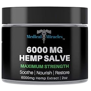 6000 MG Maximum Strength Healing Salve Use for HIPS, Joints, Neck, Back. Made with The Finest Available Ingredients