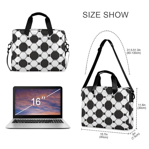 Maletín para laptop con estampado Fútbol ALAZA, 13-15.6 pulg miniatura 4
