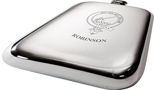 Flacon de hanche Robinson 6oz étain : l'accessoire écossais chic - 4