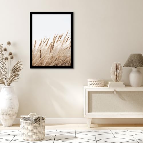 Americanflat 21x28 Poster Frame with Polished Plexiglass - Black Picture Frame - Wide Photo Frames Made of Engineered Wood for Vertical or Horizontal Wall Display - Epic Collection - Black