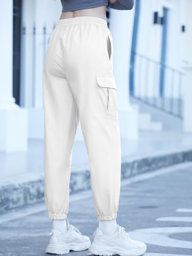 Image of SANGTREE Girls & Womens Drawstring Cargo Jogger Pants,3 Years - Women 3XL