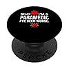 entspann dich ich bin ein sanitäter ich habe schon schlimmer gesehen. paramedical medic PopSockets mit austauschbarem PopGrip