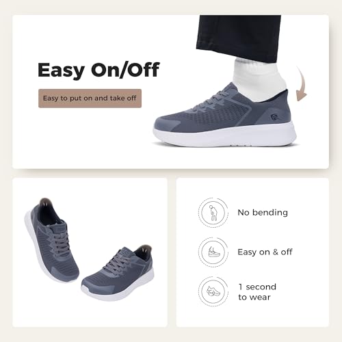 MEHOTO Men's Wide Walking Shoes | Tennis Minimalist Sneakers | Zero Drop Sole US 7-123