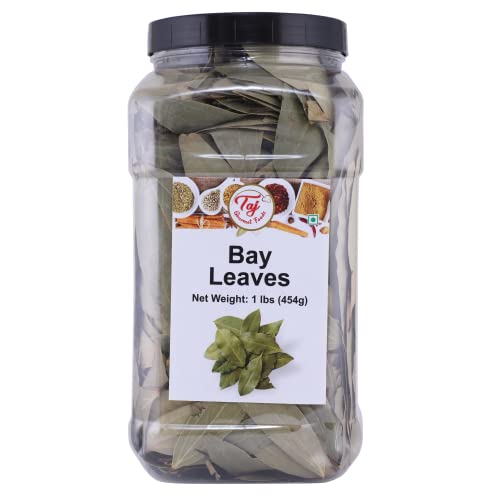 Taj Indian Bay Leaves (Tej Patta), 16Oz Jar #TOP19