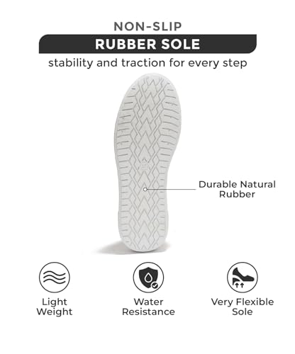 Image of Project Cloud Platform Sneakers for Women - Leather Insole Loafers for Women with Memory Foam - Casual Slip On Womens Loafers with Flexible Outsole (Aster)