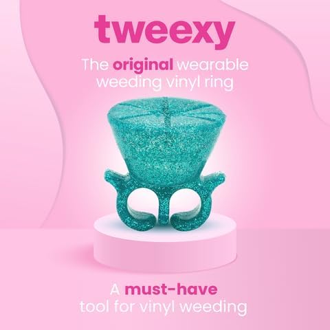 Miniatura 2 de Anillo colector de desechos Tweexy Craft, de vinilo para transferencia de calor, soporte de hojas de papel y adhesivos HTV