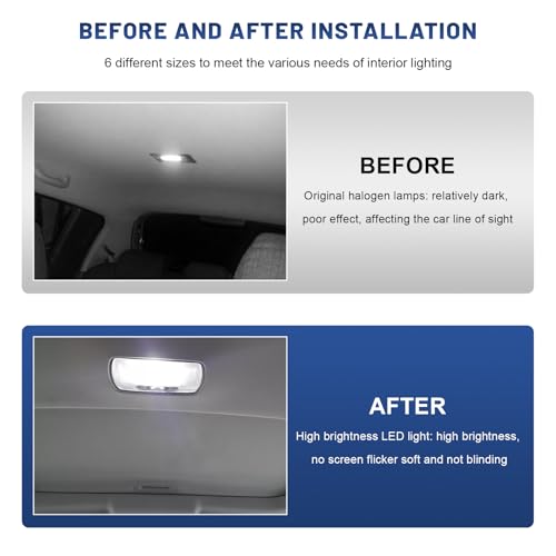 Kit de 42 Lámparas LED Interior para Auto T10 miniatura 5