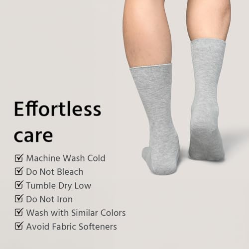 Image of BALENZIA Men Dress Socks |Pack of 8| Trouser Sock Stretchy |Casual Wear|Everyday Comfort In Solid Colors