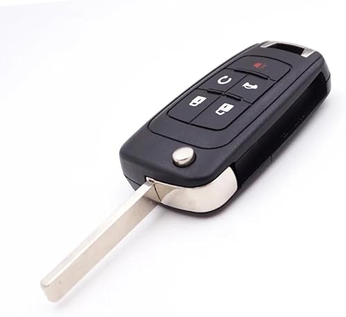 Miniatura 4 de Fundas para llavero de coche para Chevrolet Cruze Epica Lova Camaro Impala Aveo, 5 botones abatibles plegables para llave de coche