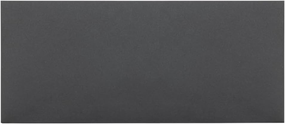JAM PAPER #10 Business Premium Envelopes - 4 1/8 x 9 1/2 - Dark Grey - Bulk 500/Box