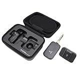 CHICIRIS Professionelles 5,8-GHz-drahtloser System Erhu, Hi-Fi-Sender mit Ladungsbox für Guzheng Erhu Studio Performance, Studio-Klangqualität