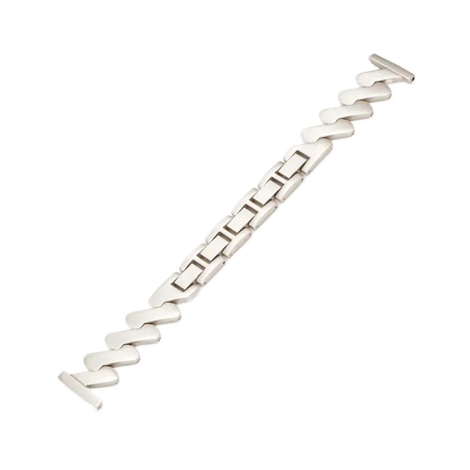 Bracelet montre 22mm en métal couleur lumière étoilée