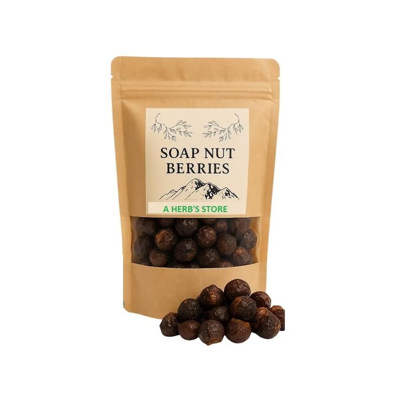 250g - 100% Natural traditional hair cleanser Soap nut/Aritha/Reetha/Ritha/ poonthikottai (Sapindus Mukorossi) For Silky & Smooth Hairs-image-10