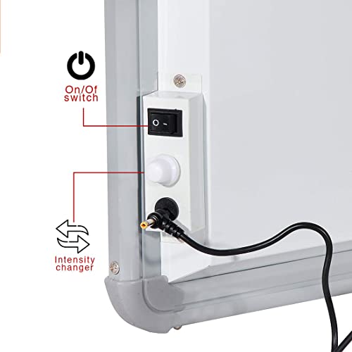 Image of Dr. Care X-ray View Box Flm With Automatic Film Activation and Variable Brightness Control(Size-14X17 Inch) /led display White