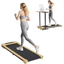 Soozier Walking Pad, 2.5HP Under Desk Treadmill with Remote Control, Transport Wheels and LED Display, Quiet Walking Jogging Machine for Home Gym Office, 264 lbs Capacity, Installation-Free